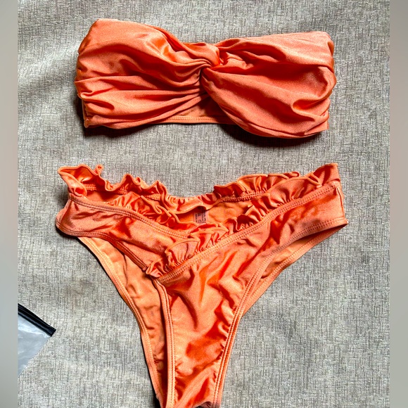 Other - Orange coral Bikini Set size small new with tags